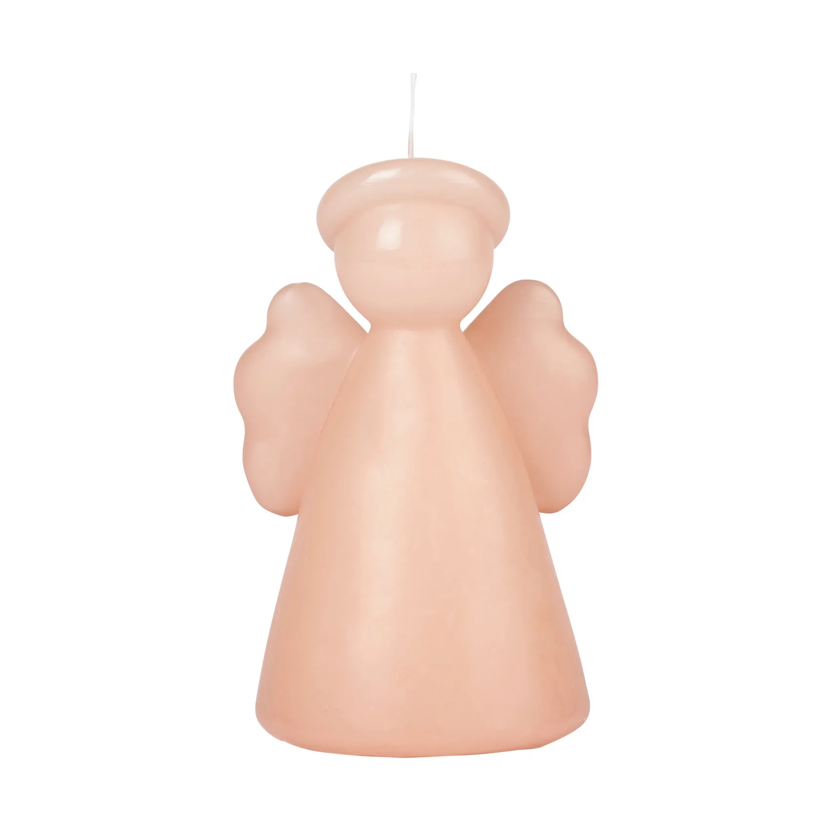 Vela Angel sculpture 14 cm, Dusty peach rose Broste Copenhagen