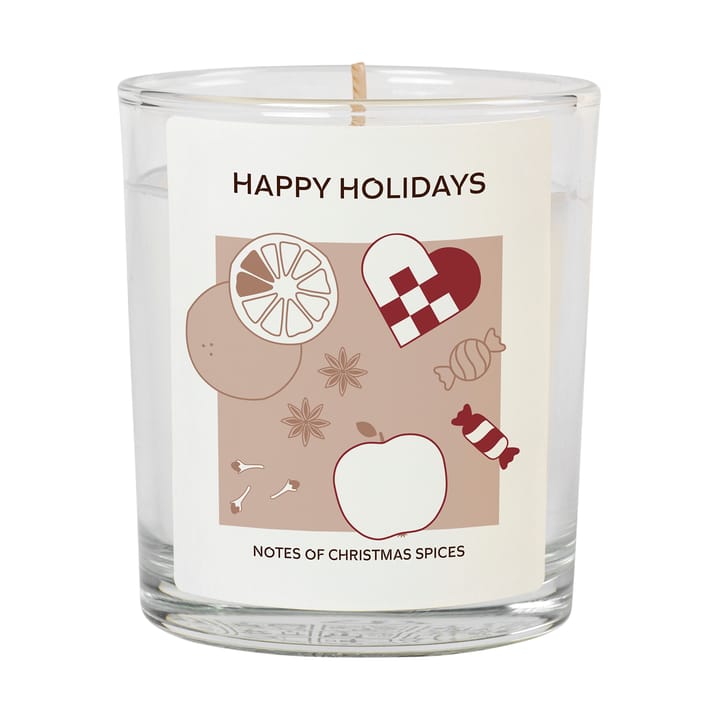 Vela aromática Happy Holidays 32 h - White - Broste Copenhagen