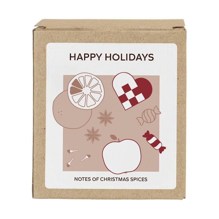 Vela aromática Happy Holidays 32 h, White Broste Copenhagen