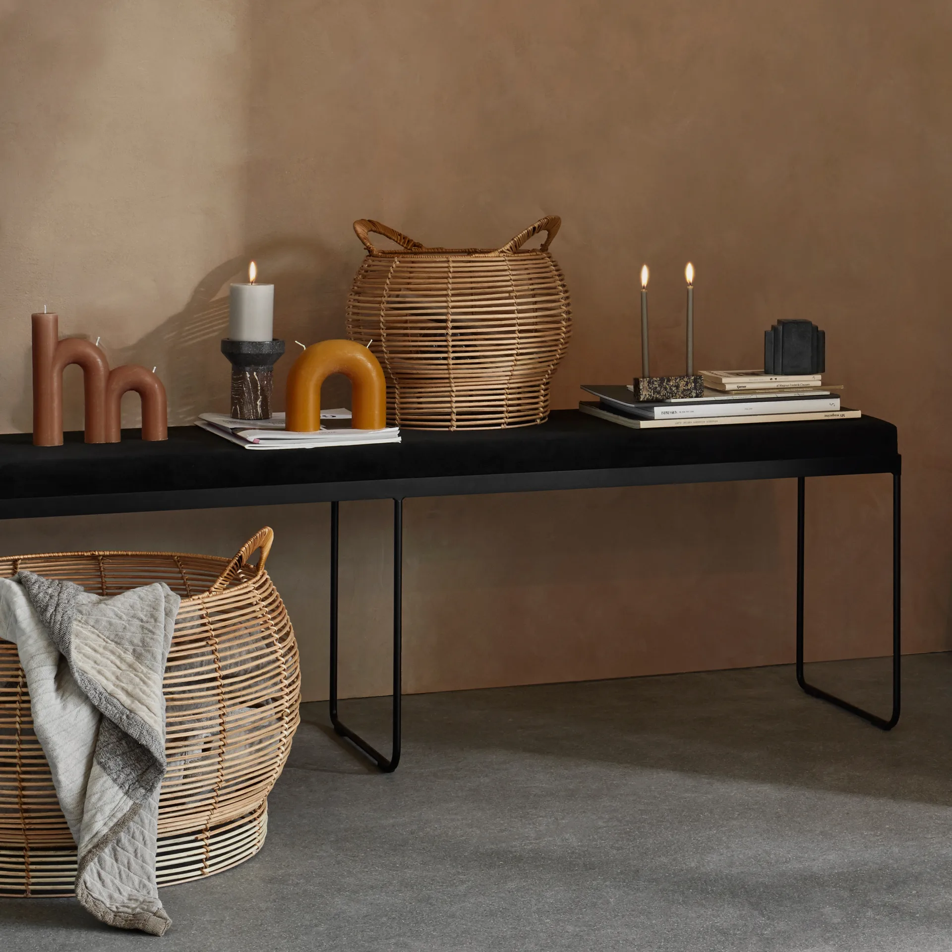 Vela Bend 14,5x16,5 cm, Honey gold Broste Copenhagen