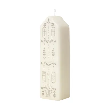 Vela de adviento Casa - White-Silver - Broste Copenhagen