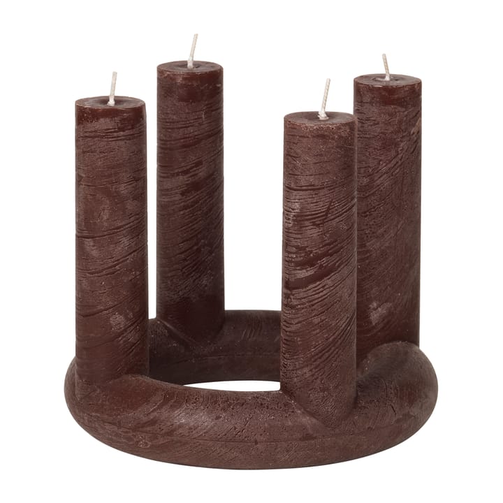 Vela de adviento Lucia, Madder brown Broste Copenhagen