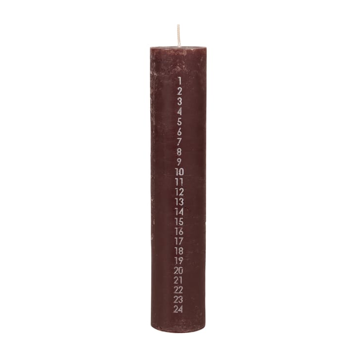Vela de calendario Rustic - Madder brown - Broste Copenhagen