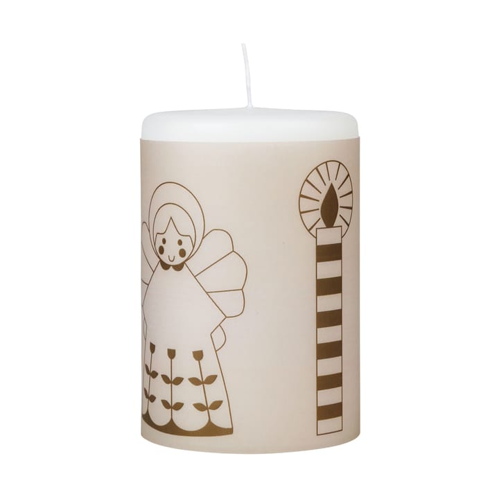 Vela Fairy Tale 12 cm - Blanco-verde - Broste Copenhagen