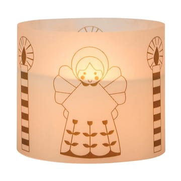 Vela Fairy Tale 8 cm - Blanco-verde - Broste Copenhagen