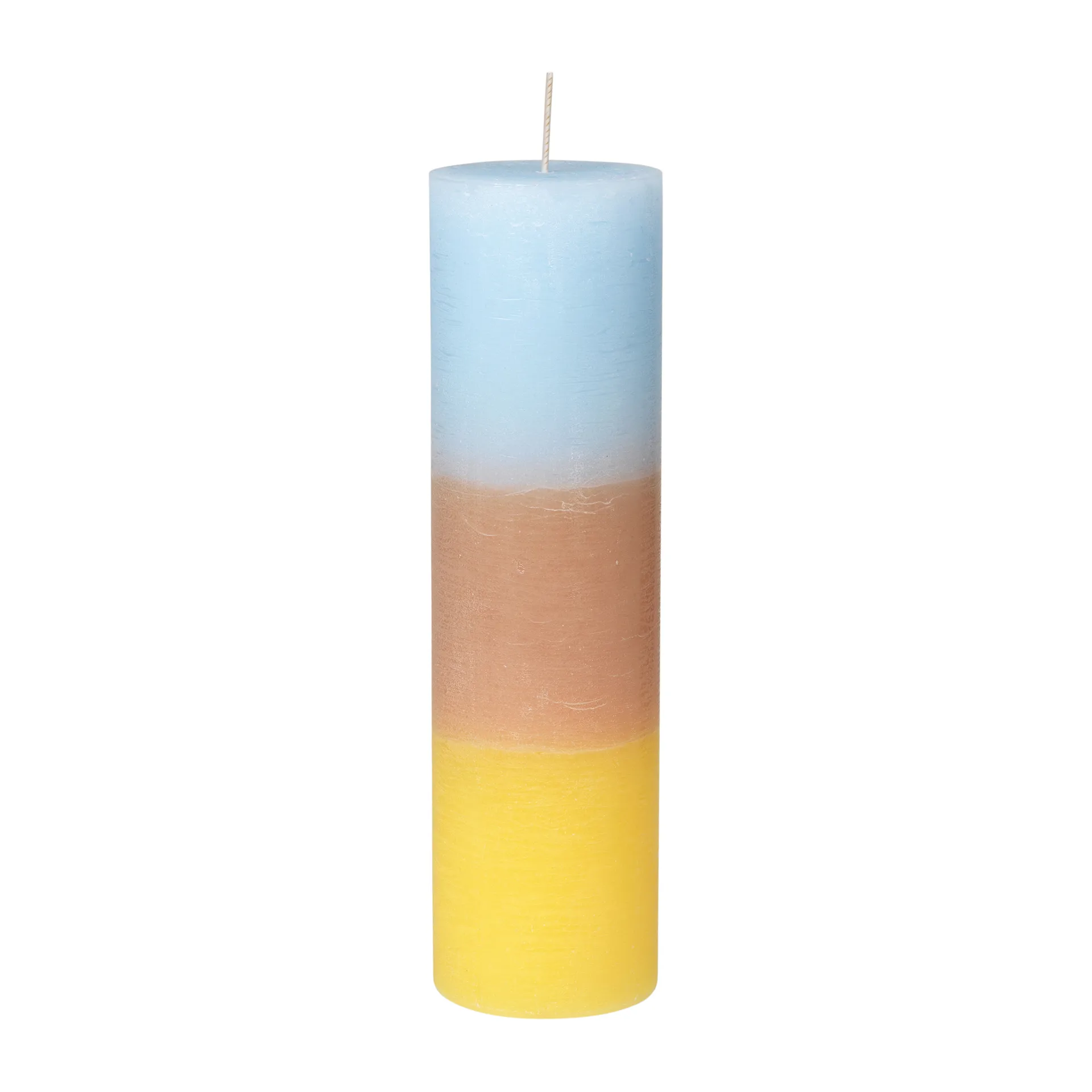 Vela gruesa Rainbow 25 cm, Pineapple cloud Broste Copenhagen