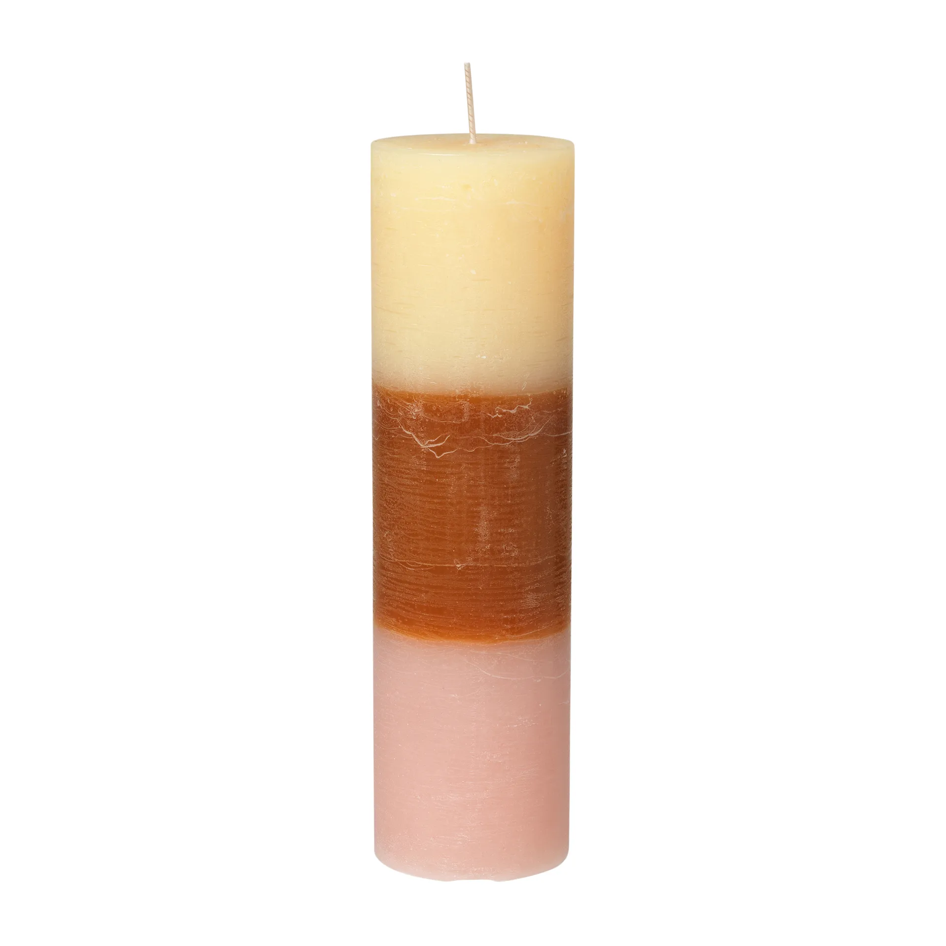 Vela gruesa Rainbow 25 cm, Tequila sunrise Broste Copenhagen