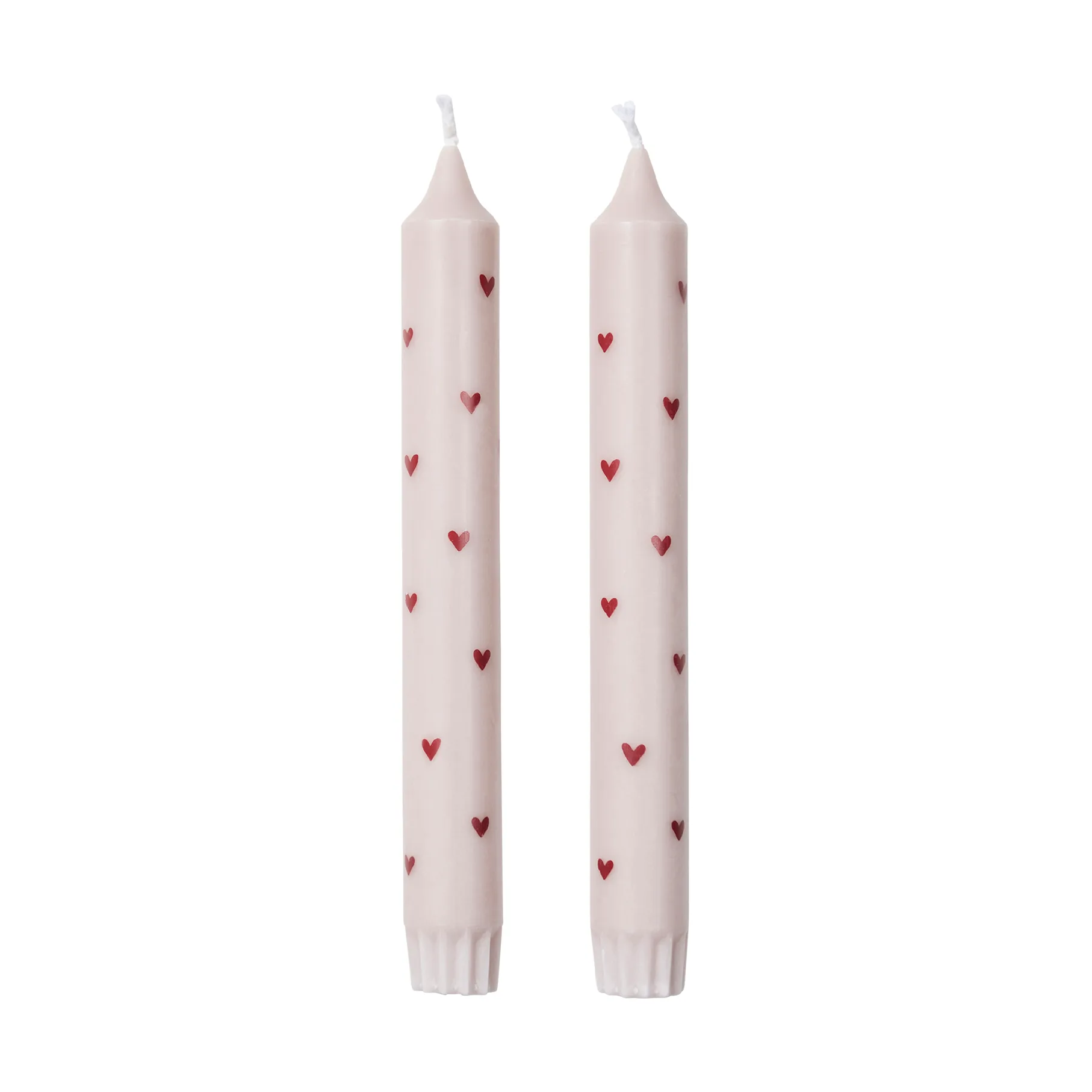 Velas Amor 2-pack, Light pink-red Broste Copenhagen