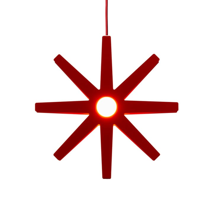 Estrella de adviento Fling 78 - Rojo, cable rojo - Bsweden