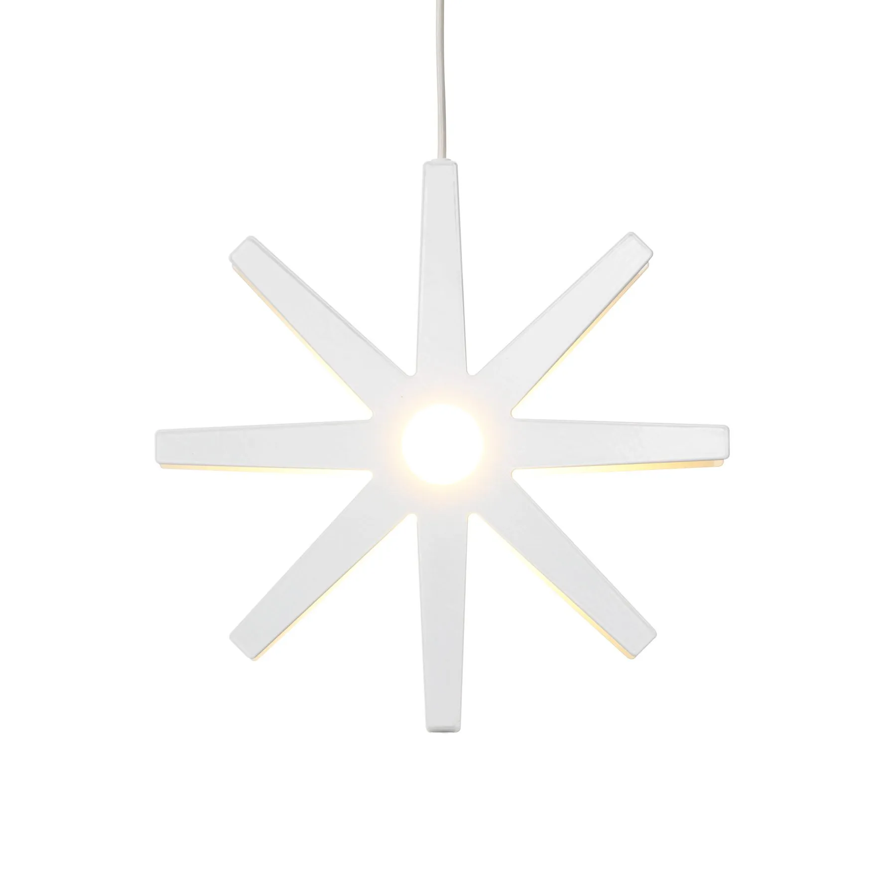 Estrella de adviento Fling blanco, Ø 33 cm Bsweden