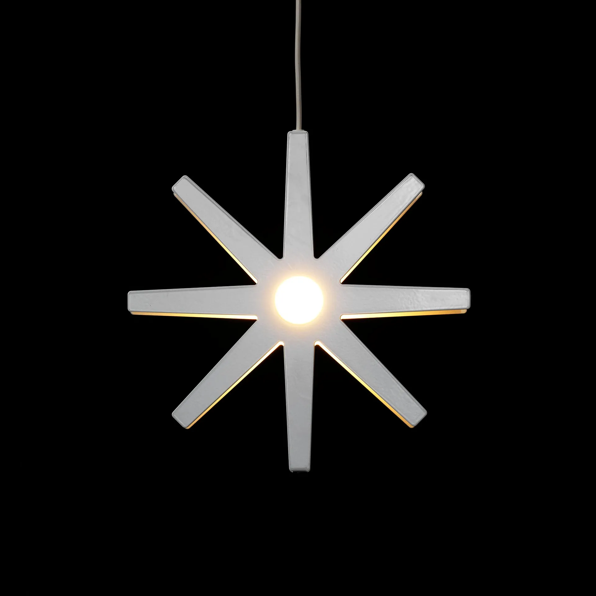 Estrella de adviento Fling blanco, Ø 50 cm Bsweden