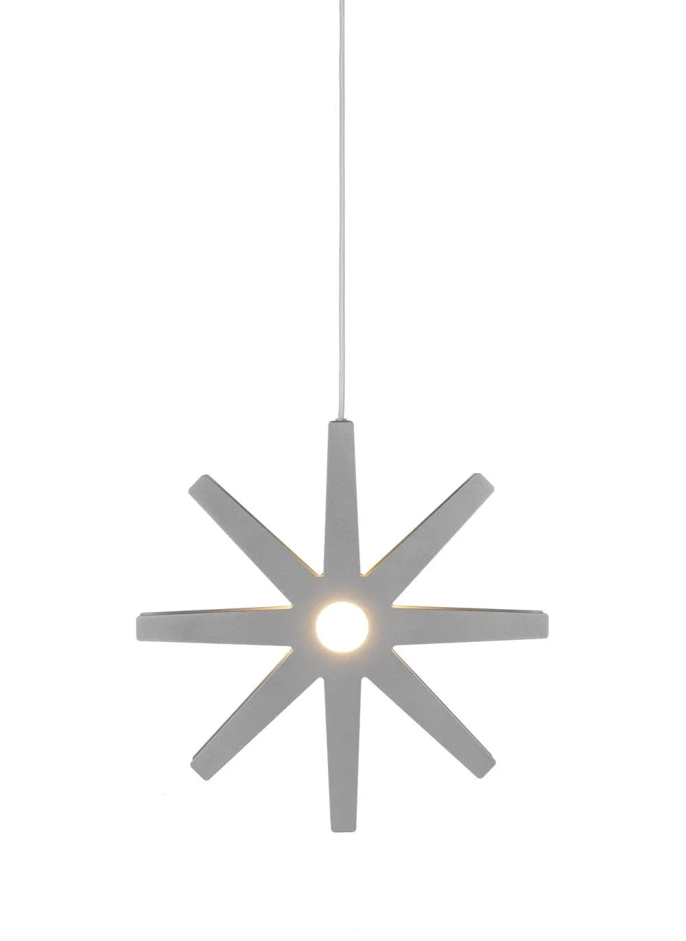 Estrella de adviento Fling plata, Ø33 cm Bsweden
