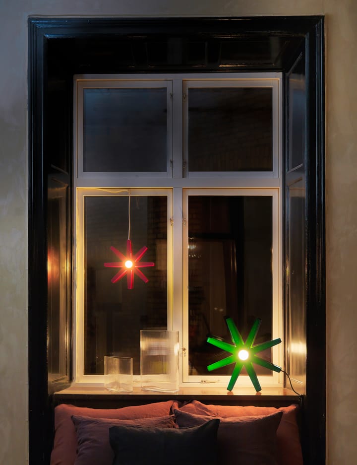 Estrella de adviento Fling rojo, Ø 33 cm Bsweden