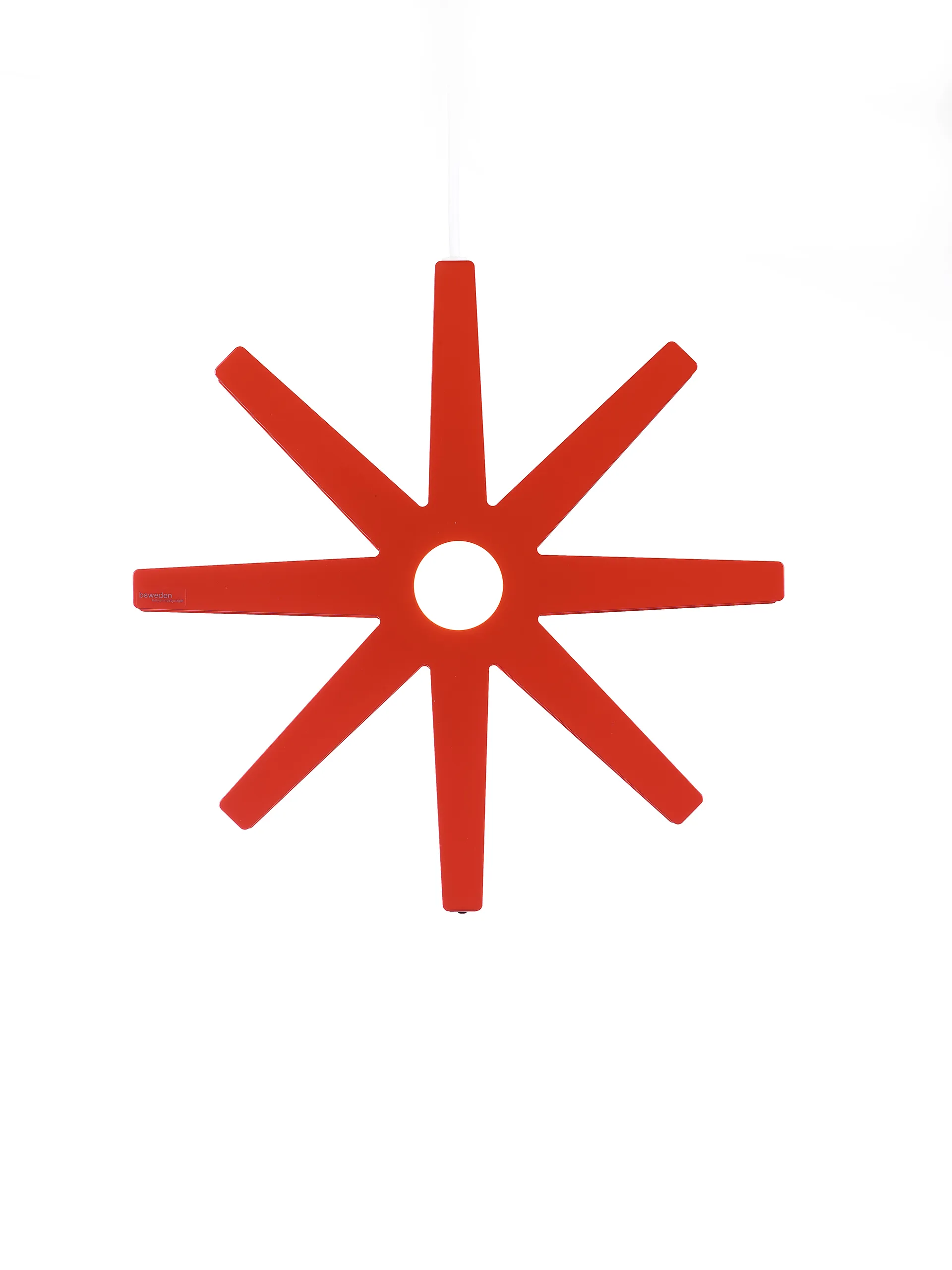 Estrella de adviento Fling rojo, Ø 33 cm Bsweden