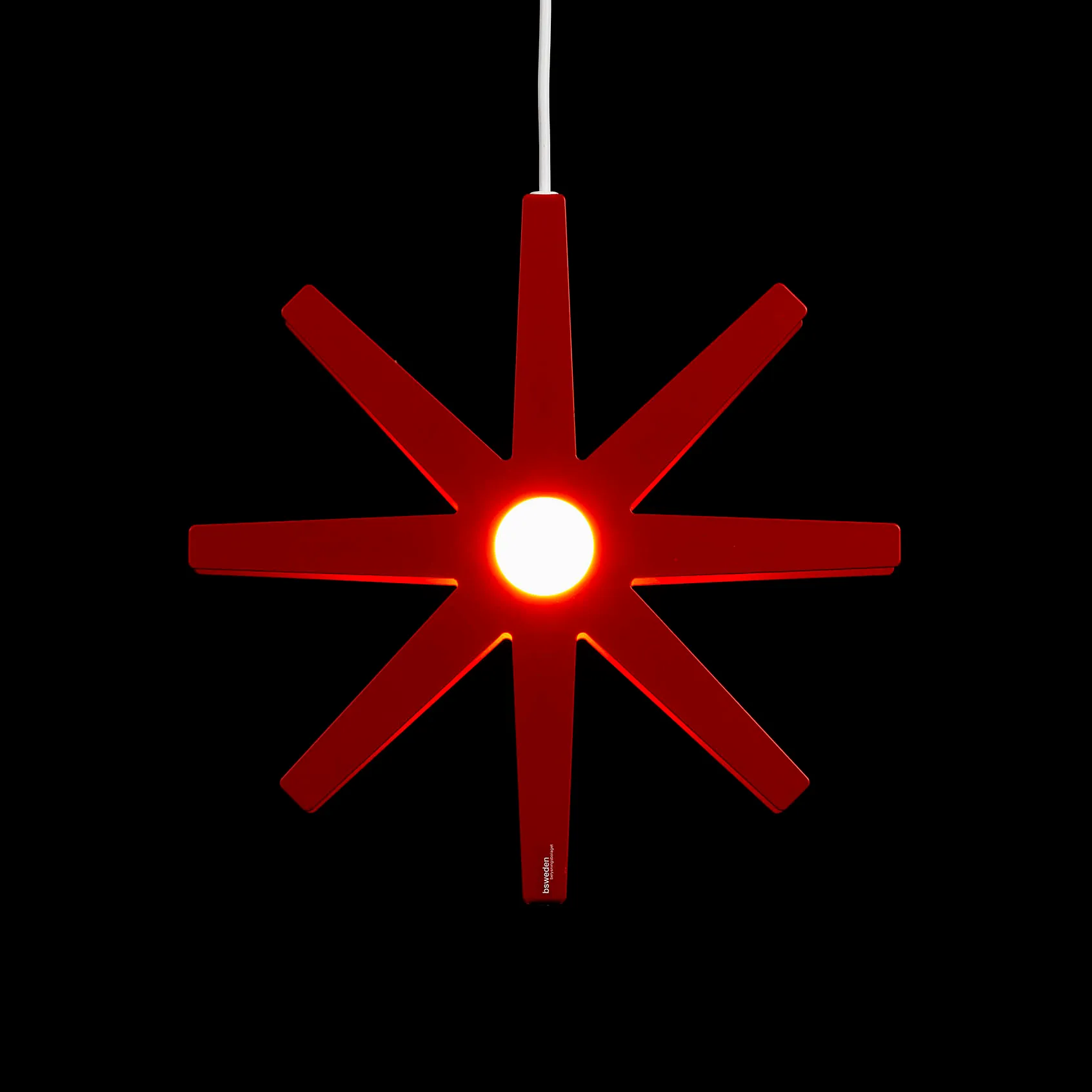 Estrella de adviento Fling rojo, Ø 50 cm Bsweden