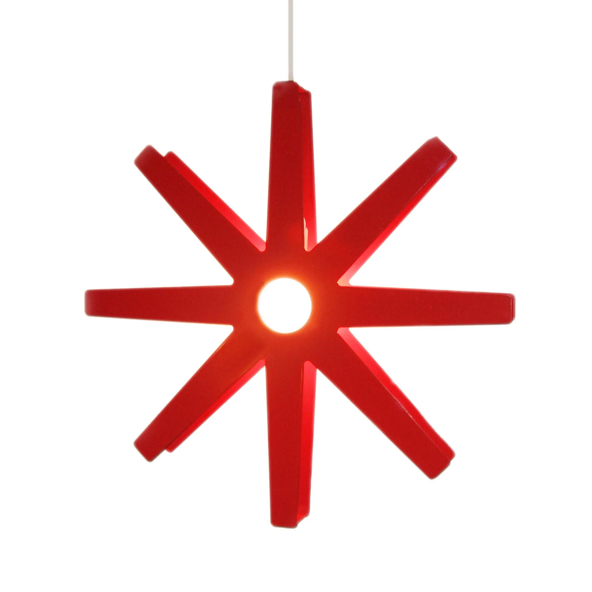 Estrella de adviento Fling rojo, Ø 50 cm Bsweden