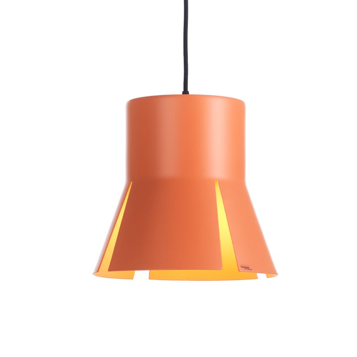 Lámpara colgante Split 29 - Orange matt, cable textil negro - Bsweden