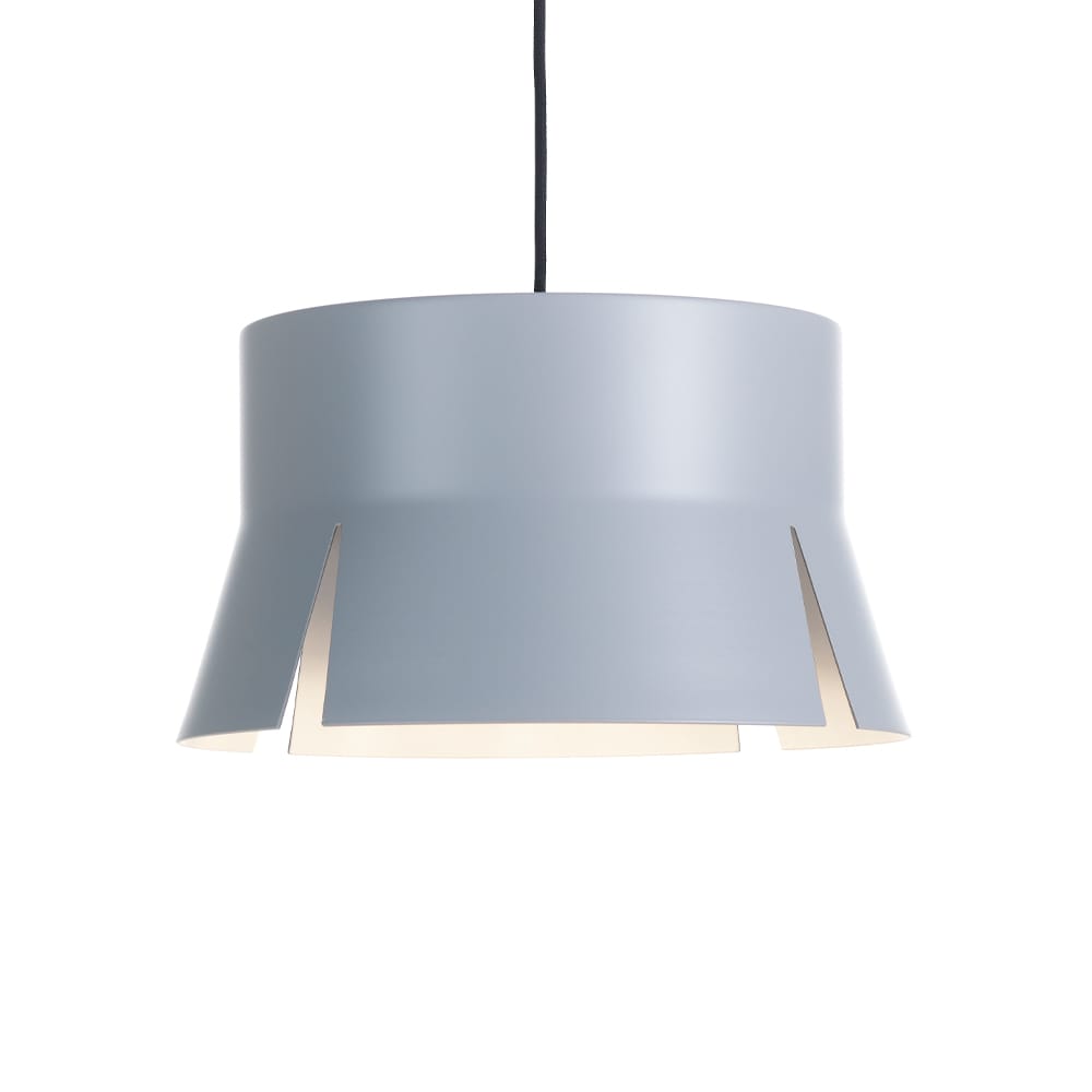 Lámpara colgante Split 40, Gris mate, cable textil negro Bsweden