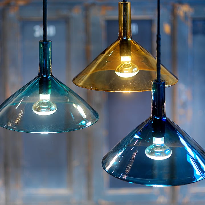 Lámpara colgante Tratten, Turquesa, led Bsweden