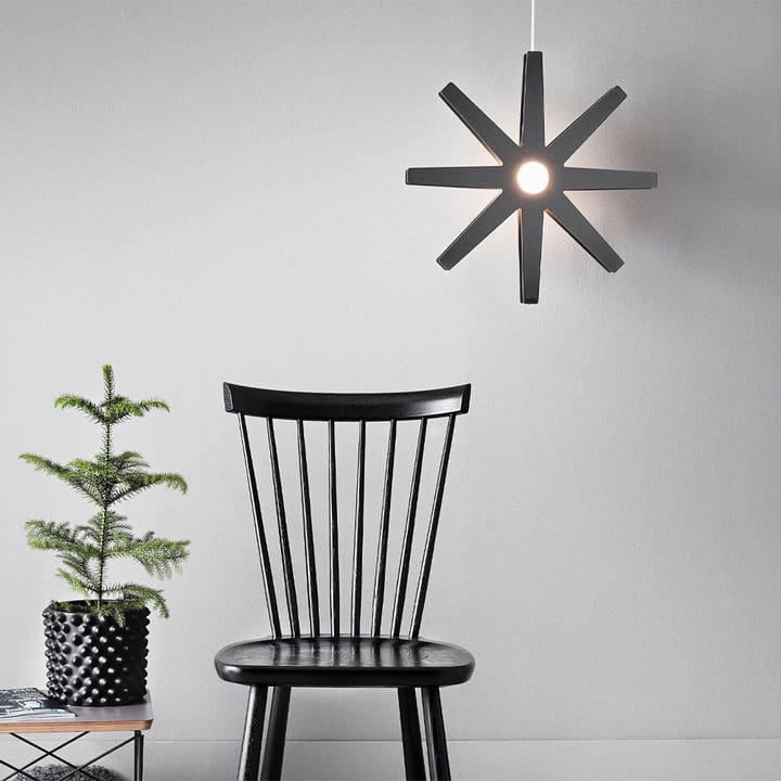 Lámpara de techo Fling 33, Gris claro mate, cable de plástico blanco Bsweden