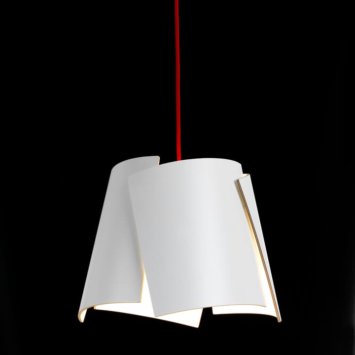 Lámpara Leaf blanco, blanco-rojo Bsweden