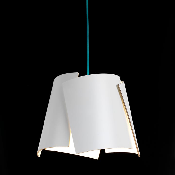 Lámpara Leaf blanco, blanco-turquesa Bsweden