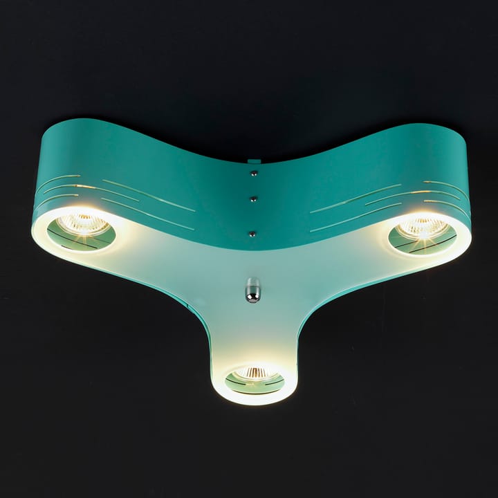 Plafón Clover 12, turquesa Bsweden