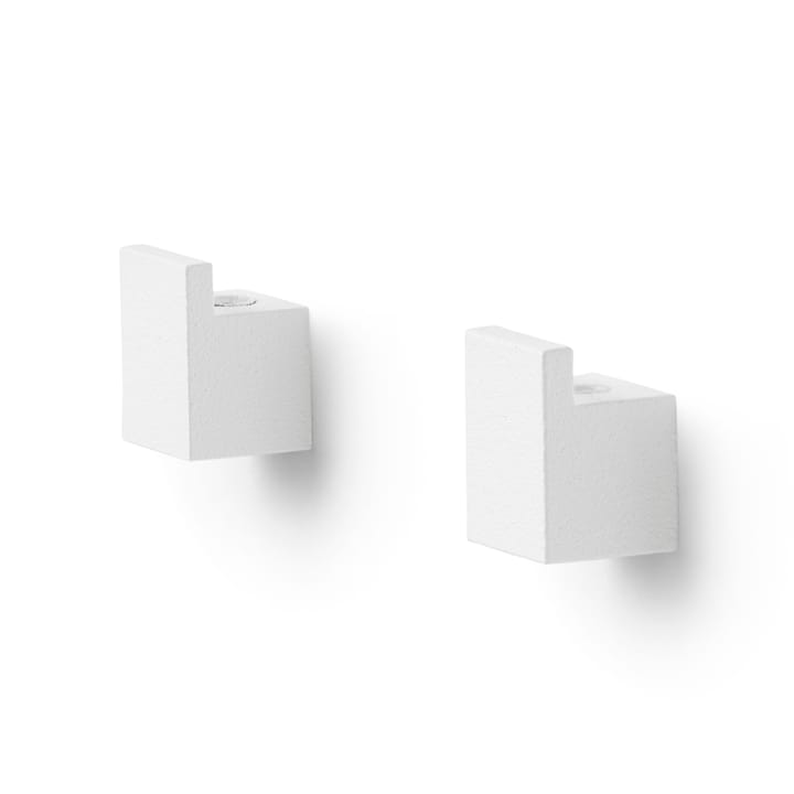 2 Consolas de pared Kubus - blanco - By Lassen