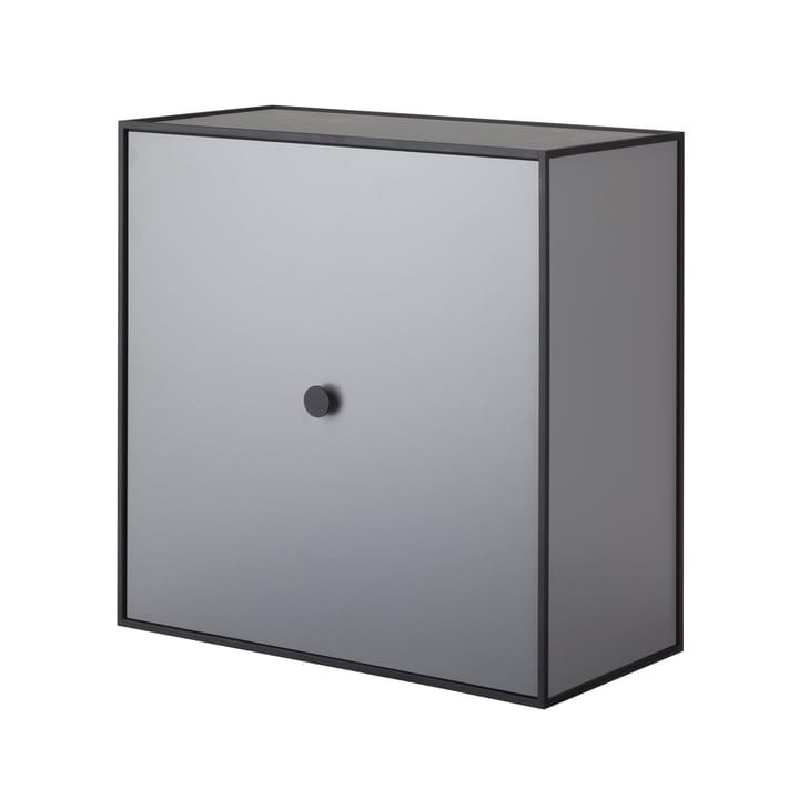 Cubo con puerta Frame 42 - gris oscuro - By Lassen