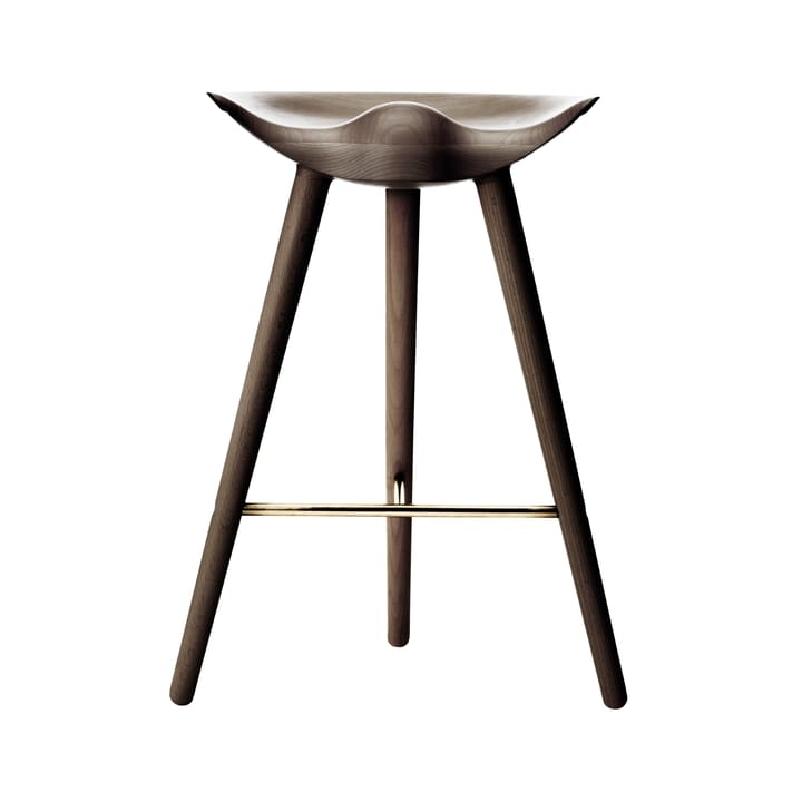 Taburete ML42 69 cm - roble aceitado marrón-acero - By Lassen