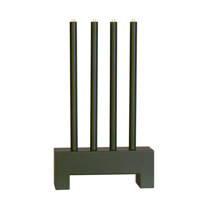 Candelabro de Adviento Twinkle - Verde oscuro - By Rydéns