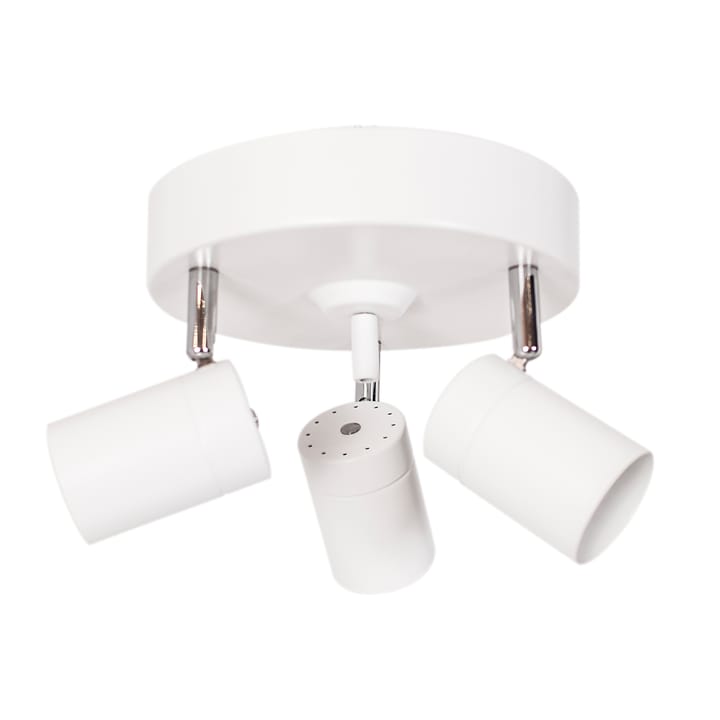 Foco de techo con 3 focos Correct - blanco - By Rydéns