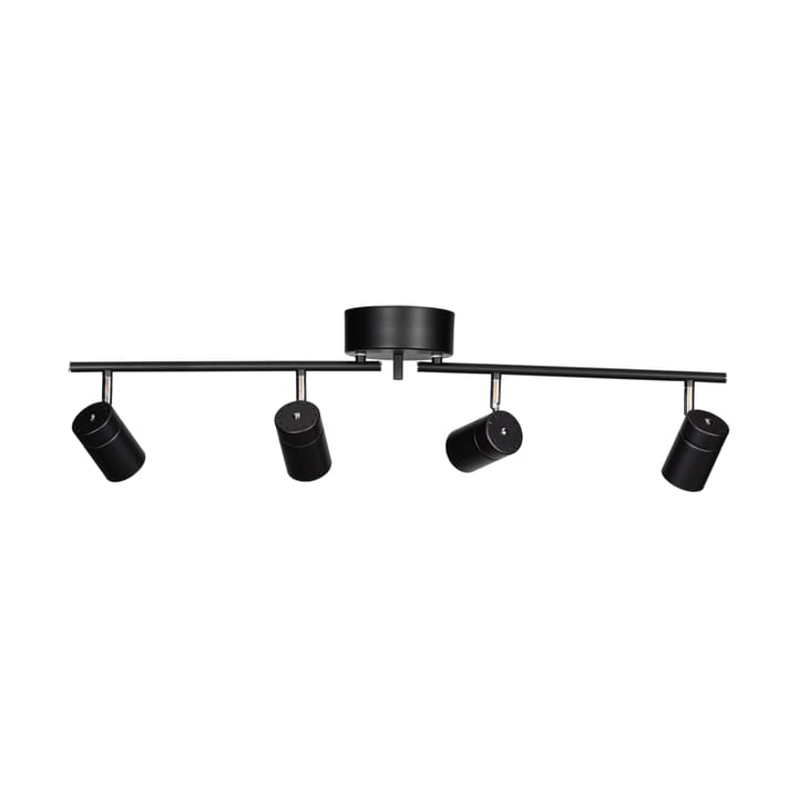 Foco de techo con 4 focos Correct - negro - By Rydéns