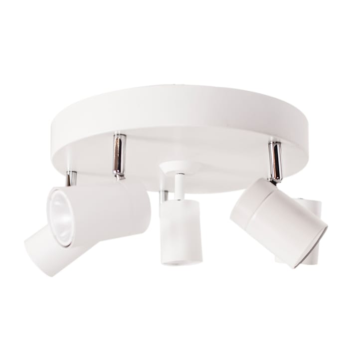 Foco de techo con 5 focos Correct - blanco - By Rydéns