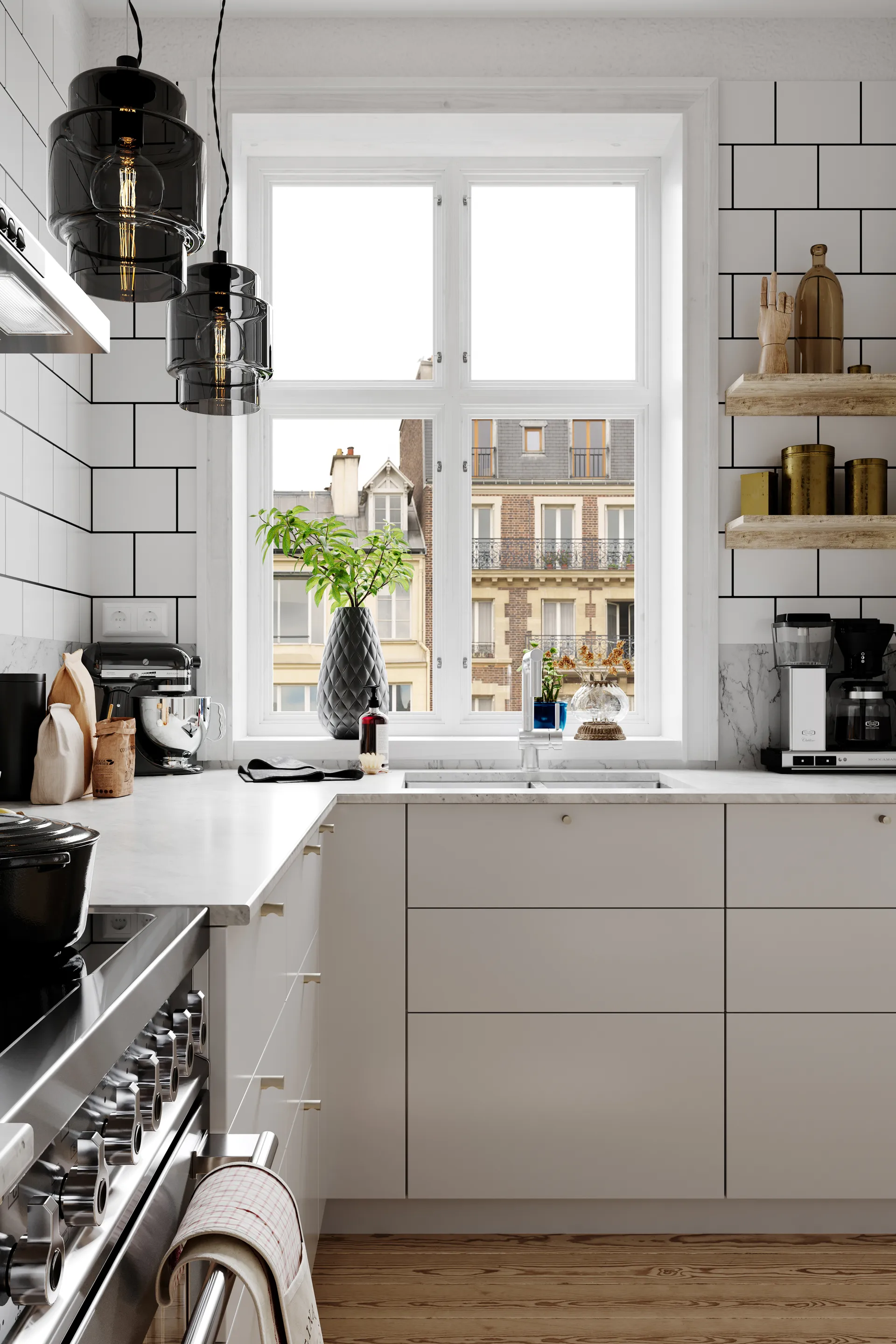 Lámpara colgante Ebbot Ø20 cm, Smoke By Rydéns