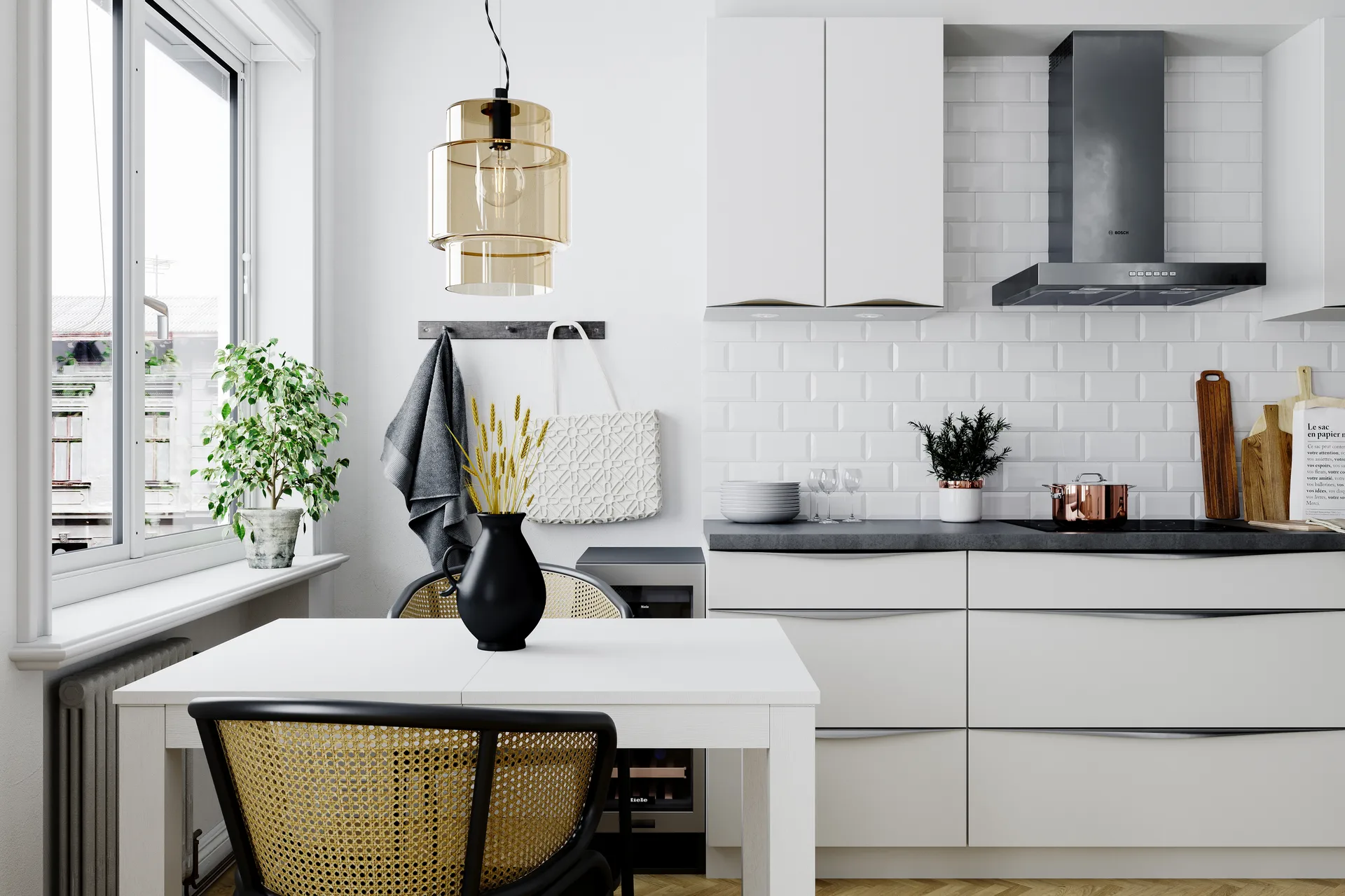 Lámpara colgante Ebbot Ø26,5 cm, Smoke By Rydéns