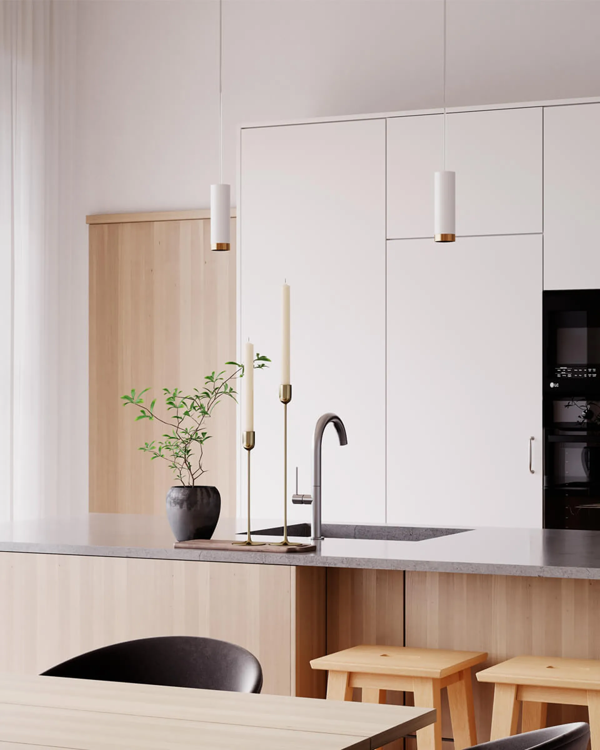 Lámpara colgante Puls 21 cm, Blanco mate By Rydéns