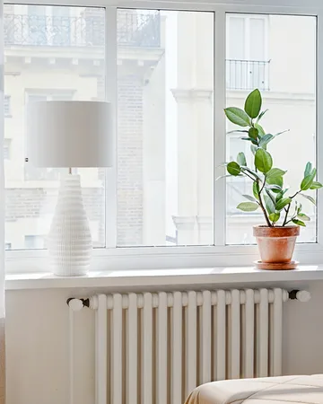 Lámpara de mesa Bartha 74 cm - Crema-beige - By Rydéns