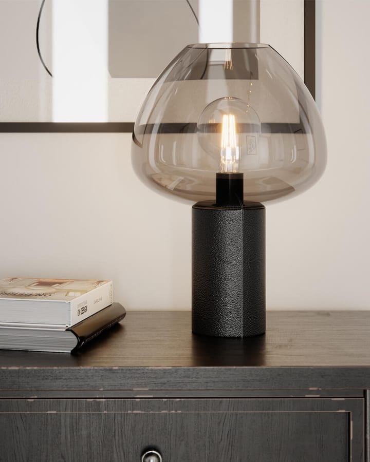 Lámpara de mesa Cozy 41,5 cm, Negro-gris By Rydéns