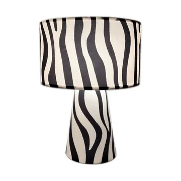 Lámpara de mesa Zany Zebra - Negro-blanco, 43 cm - By Rydéns