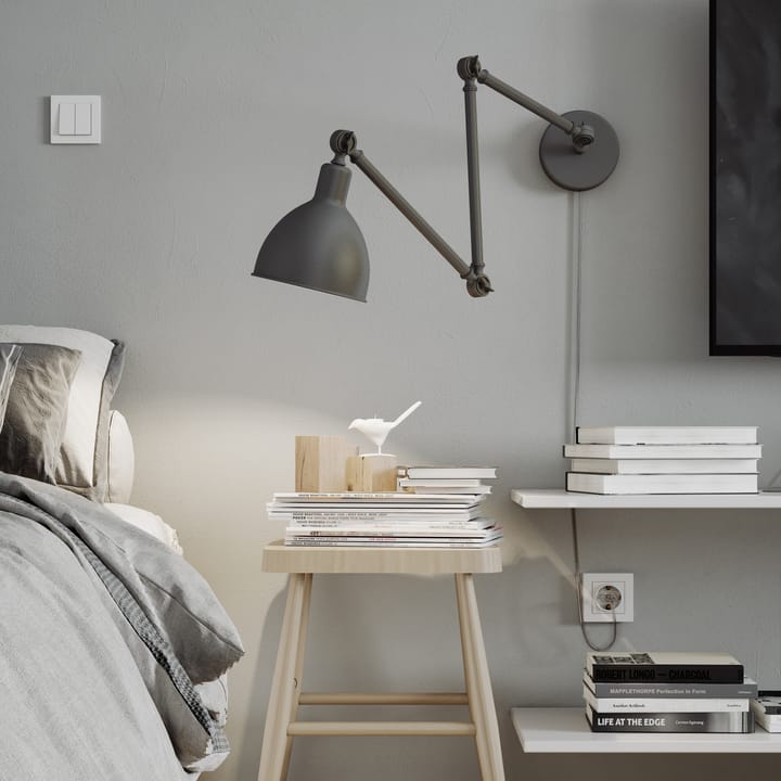 Lámpara de pared Bazar, gris By Rydéns