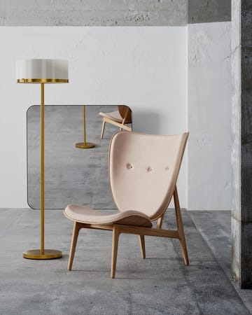 Lámpara de suelo Marcel 150 cm - Latón-blanco - By Rydéns