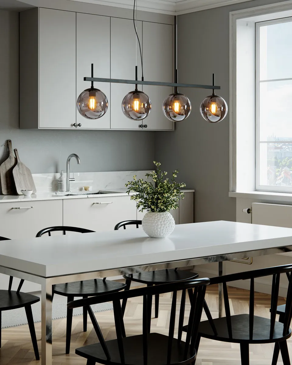 Lámpara de techo Boyle, Gris ahumado By Rydéns