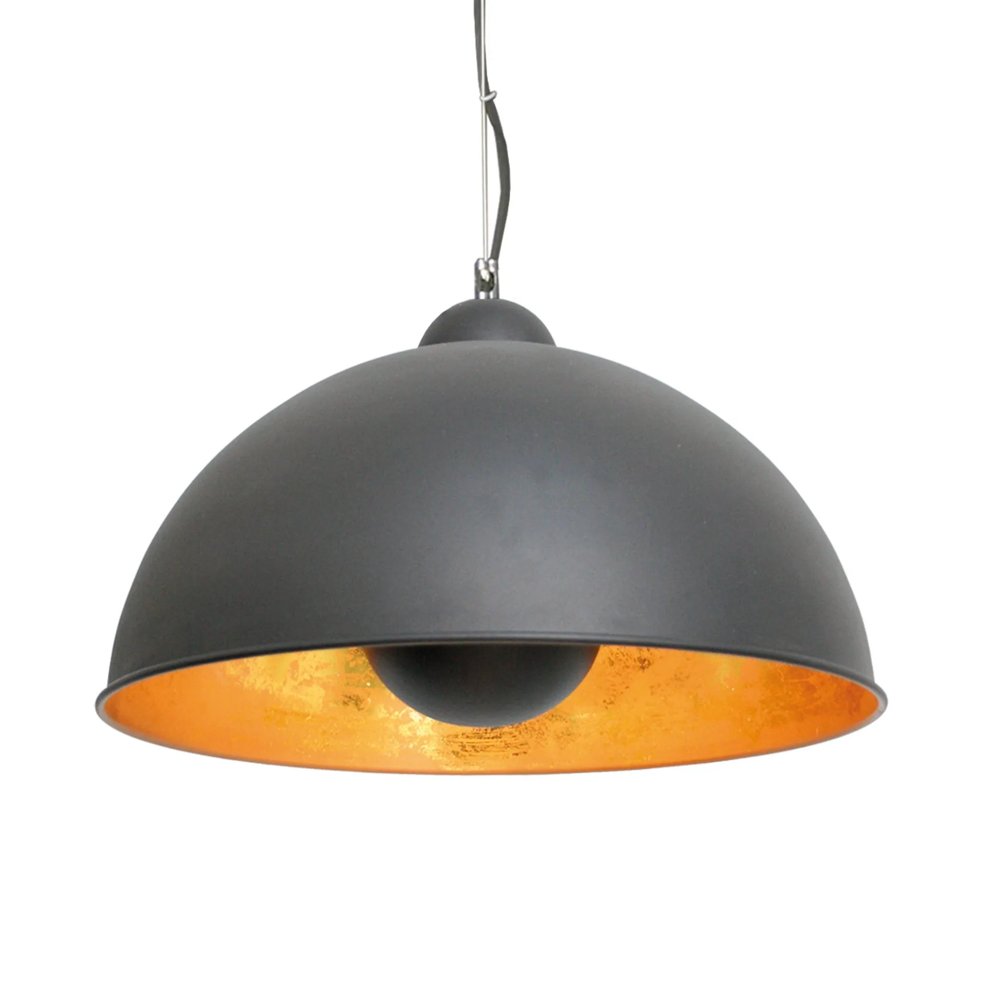 Lámpara de techo Captain, negro-oro By Rydéns