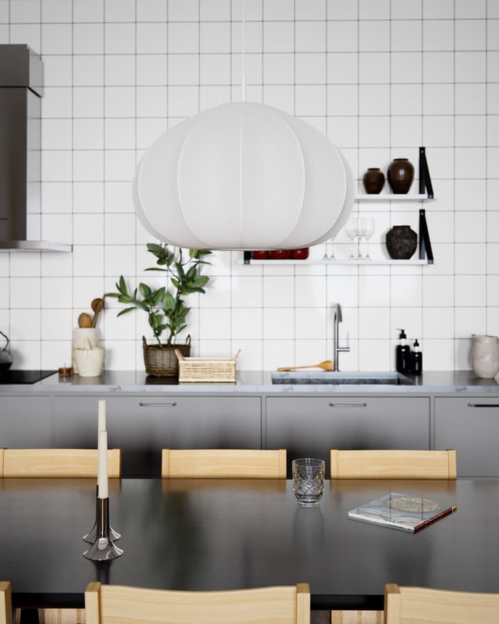 Lámpara de techo Ebba, Blanco, Ø60 cm By Rydéns