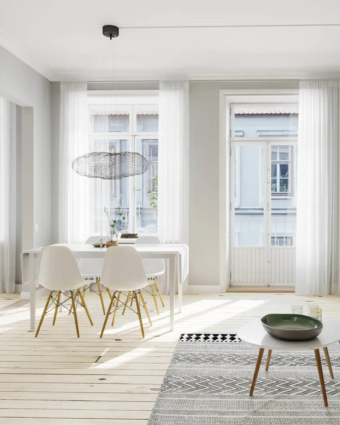 Lámpara de techo Hayden 76 cm, Negro mate By Rydéns