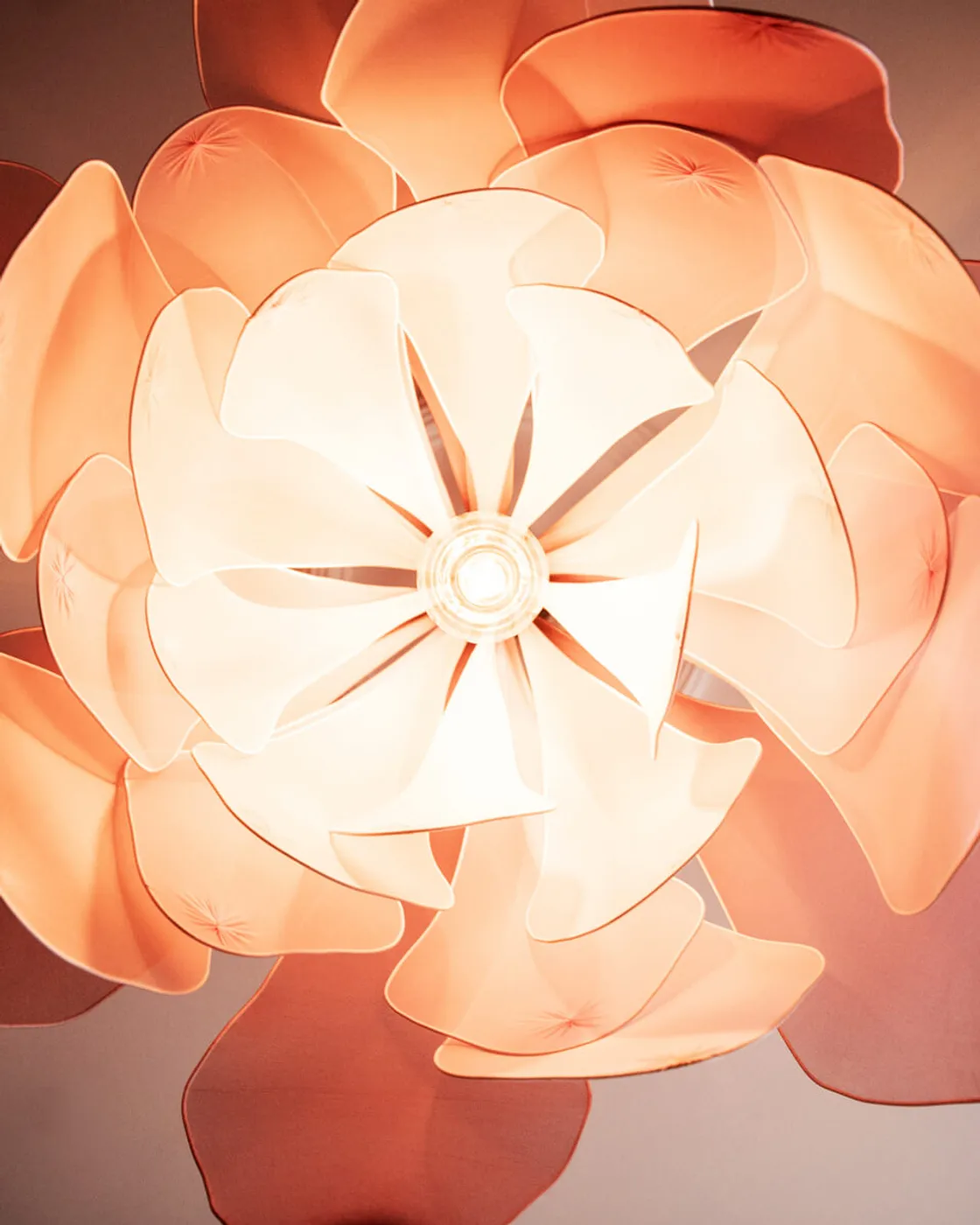 Lámpara de techo Lou Lou Ø80 cm, Rosa By Rydéns