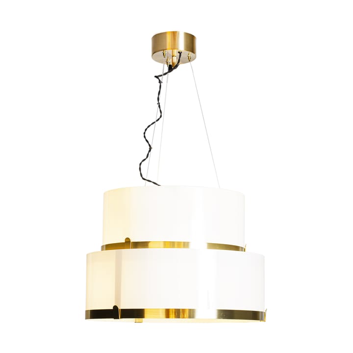 Lámpara de techo Marcel Ø50 cm - Latón-blanco - By Rydéns
