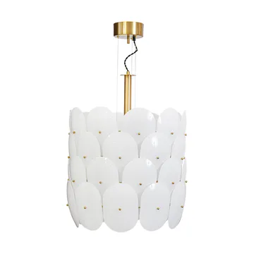 Lámpara de techo Omlott Ø50 cm - Latón-blanco - By Rydéns