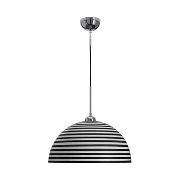 Lámpara de techo Stripe - Negro-blanco, Ø45 cm - By Rydéns